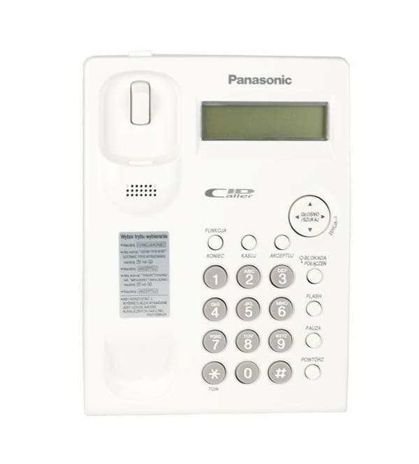 Panasonic KX-TSC11 DECT telefon Vis nummer Hvid