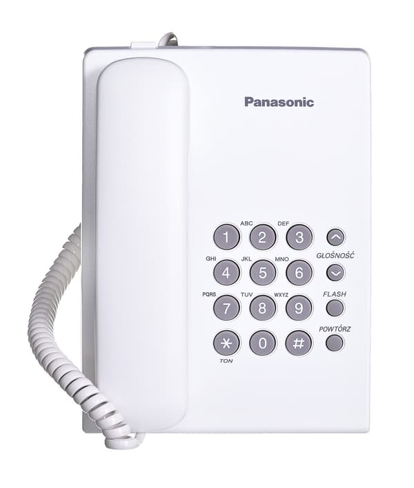 Panasonic KX-TS500PDW telefon Analog telefon Vit