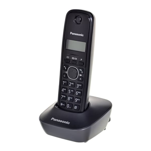 Trådløs telefon Panasonic KX-TG1611 Sort