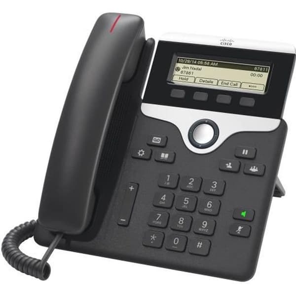Cisco IP-telefon 7811 VoIP-telefon SIP, SRTP- USED Svart, Silver