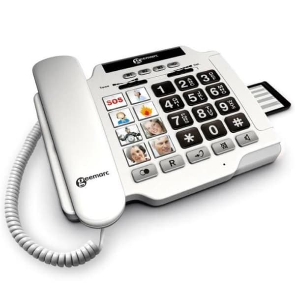 CORRED PHONE PHOTOPHONE 100 G. Fotoknappar Hörapparatkompatibel-GEE003