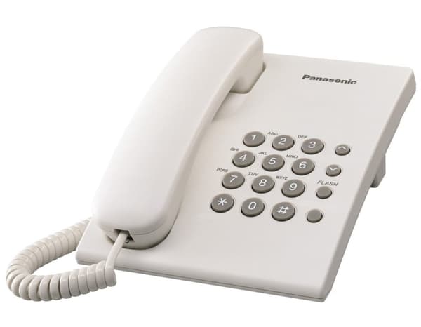 Panasonic KX-TS500PDW telefon Hvid