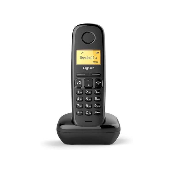 Gigaset A270 Trådlös telefon med DECT\GAP nummerpresentation svart
