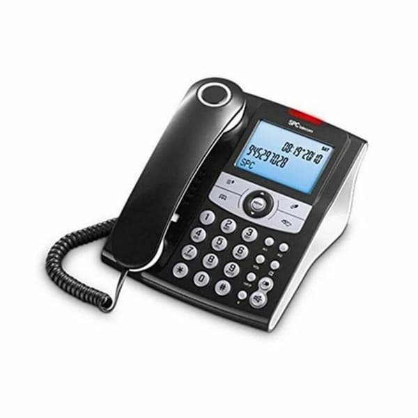 Markkabeltelefon SPC Gramo LCD Svart