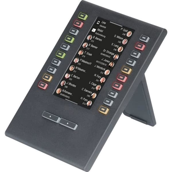 Utbyggnadsmodul för Auerswald COMfortel D-XT20i telefonsystem TFT/LCD-skärm färg svart