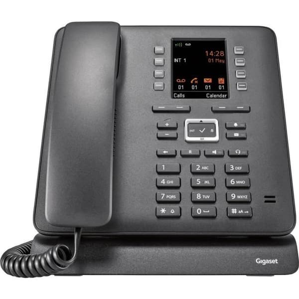Gigaset Pro Maxwell C S30853-H4007-R101 VoIP-telefon med sladd TFT Svart 1 st.