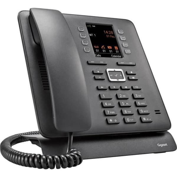 Gigaset Pro Maxwell C S30853-H4007-R101 VoIP-telefon med sladd TFT Svart 1 st.
