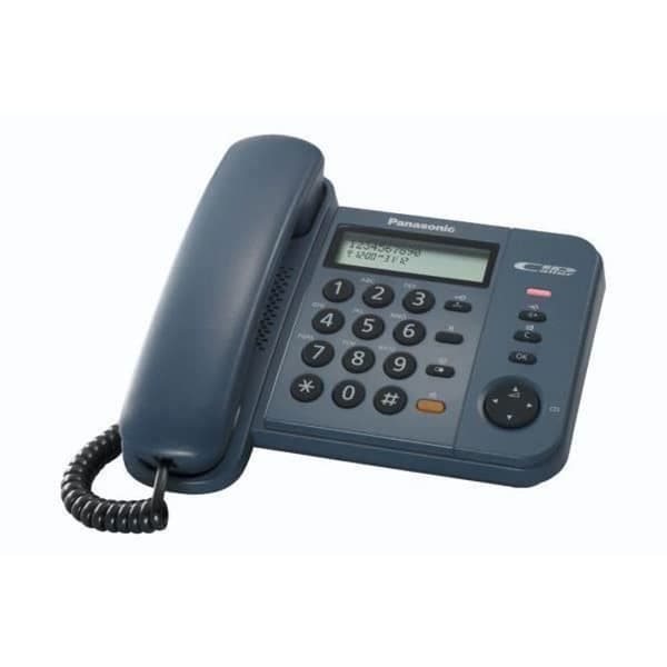 PANASONIC KX-TS580 sladdtelefon - 50 poster - Blå