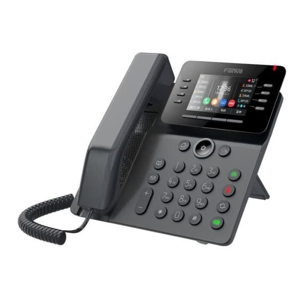 FANVIL POSTE IP SKÄRM 3,5 FÄRG 8 - 2 Giga-portar, POE, HD-ljud - 6937295602869 Svart