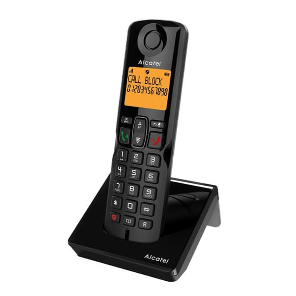 Trådløs telefon Alcatel S280 Sort Sort