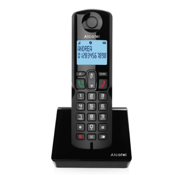 Trådløs telefon Alcatel S280 DUO Trådløst Sort Sort