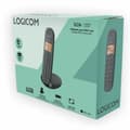 Miniatyrbillede 1 af 6: Fastnettelefon Logicom DECT ILOA 155T SOLO Sort