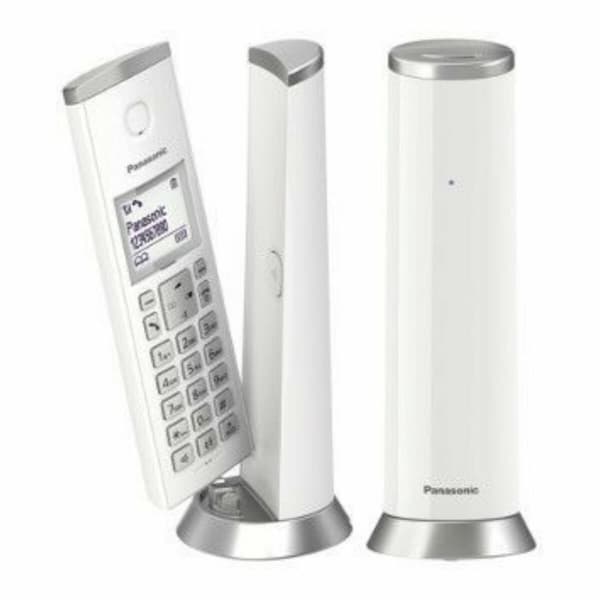 Langaton puhelin Panasonic KX-TGK212SP Valkoinen Hopea, Valkoinen