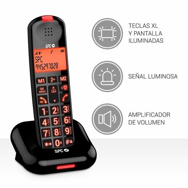 Lankapuhelin SPC 7612N Musta