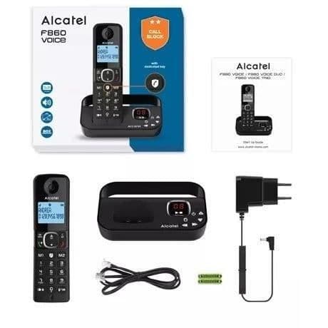 Trådlös telefon ALCATEL F860VOICENOIR