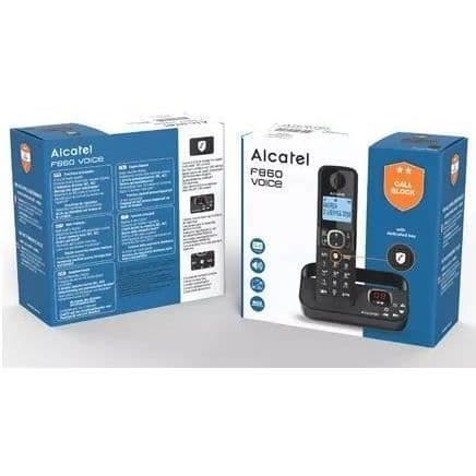 Trådlös telefon ALCATEL F860VOICENOIR