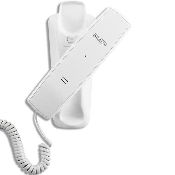 Alcatel Temporis 10 fast telefon - Vit - Ljusdiod - Återuppringningsknapp - Väggmontering möjlig