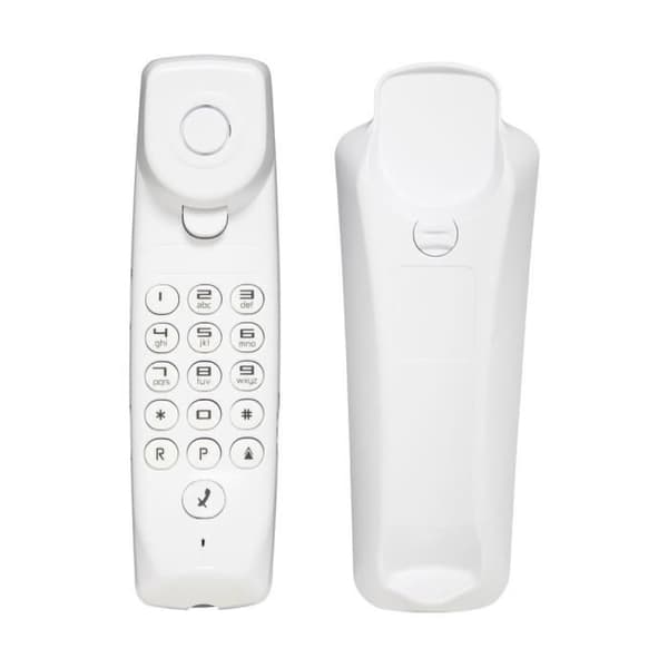 Alcatel Temporis 10 fast telefon - Vit - Ljusdiod - Återuppringningsknapp - Väggmontering möjlig