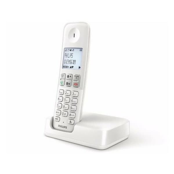 Langaton puhelin Philips D2501W/34 1,8" 500 mAh GAP Valkoinen Valkoinen