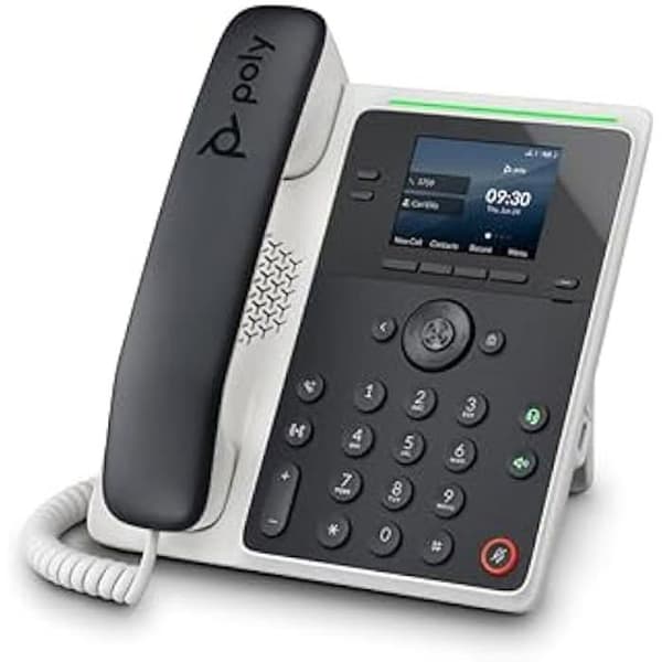 Poly Edge E100 IP-Telefon: Professionell kommunikation omdefinieras - klart ljud, användbarhet och pålitlig prestanda för din