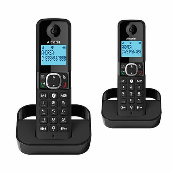 Trådløs Telefon Alcatel F860 DUO Svart Sort