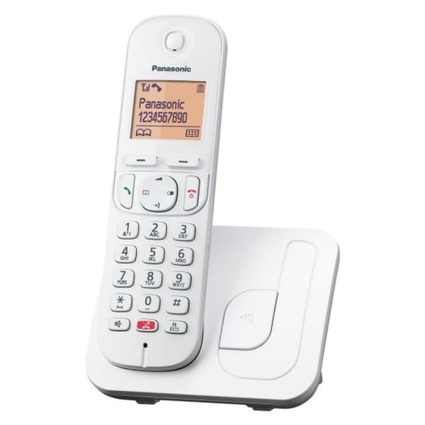 Trådløs telefon Panasonic KX-TGC250SPW Hvid Hvid