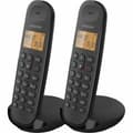 Miniatyrbillede 1 af 6: Fastnettelefon Logicom DECT ILOA 250 DUO Sort