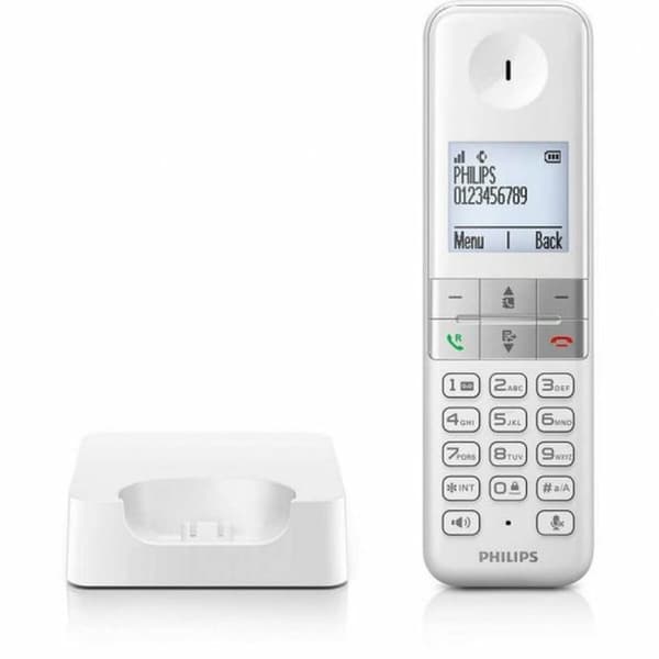 Trådløs telefon Philips D4701W/34 Hvid