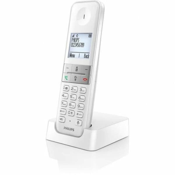 Trådløs telefon Philips D4701W/34 Hvid Hvid