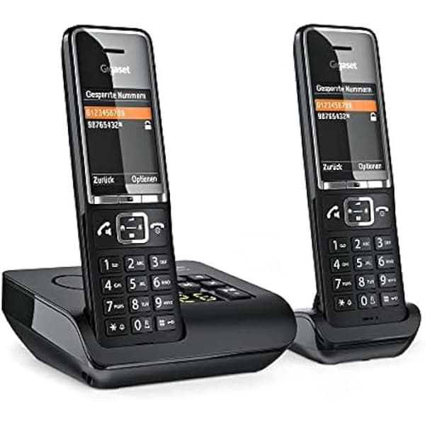 Gigaset Comfort 550A Duo Trådlös telefonsvarare Headsetanslutning