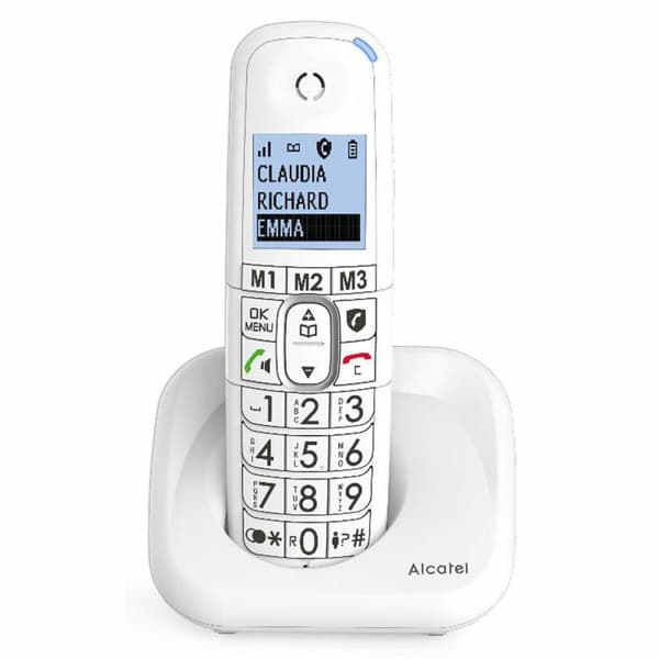 Trådløs telefon Alcatel XL785 Hvid Blå Hvid