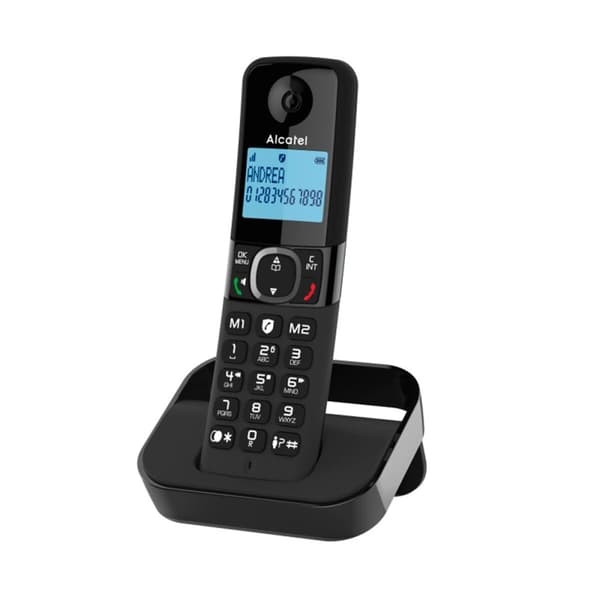 Langaton puhelin Alcatel F860 Musta musta