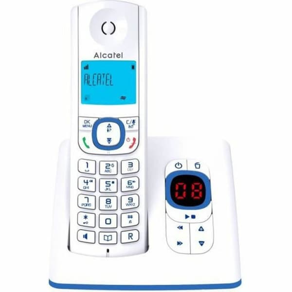 Fasttelefon Alcatel Alcatel F530 Voice FR BLU Blå Blå/Hvit
