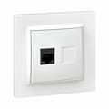 Miniatyrbillede 2 af 2: Elektrisk Socket Simon Hvid RJ45