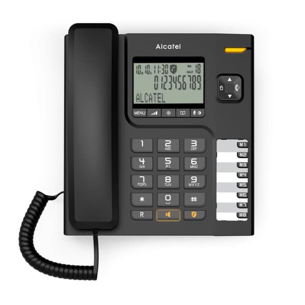 Markkabeltelefon Alcatel ATL1423600 Svart Svart