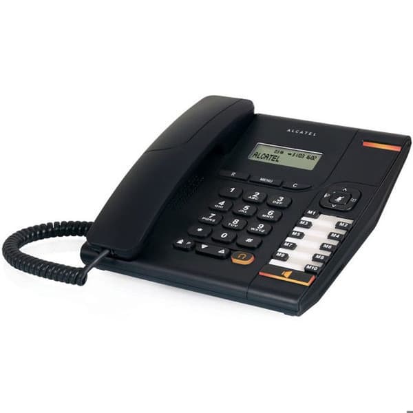 Alcatel Temporis 580 LCD bordstelefon med headsetuttag Svart