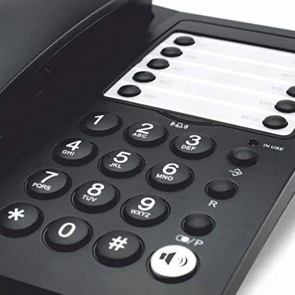 Analog telefon - HAEGER - HG 1020 - Sladd - Analog teknik - Telefonenhet