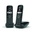 Miniatyrbild 2 av 7: GIGASET fast telefon AS690 Duo Black