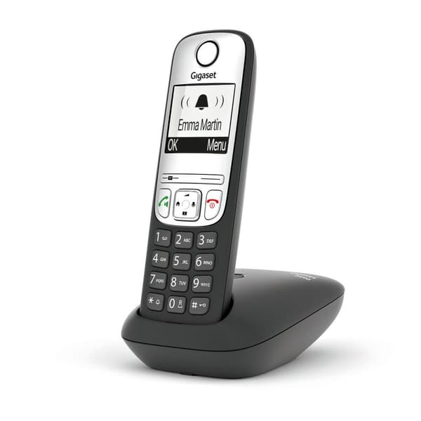 Trådløs telefon Gigaset A690 Sort/Sølvfarvet