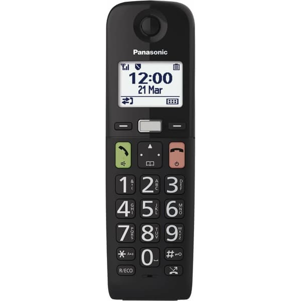 Langaton puhelin Panasonic KX-TGU112EXB Musta musta