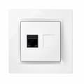 Miniatyrbild 1 av 2: Eluttag Simon Vit RJ45