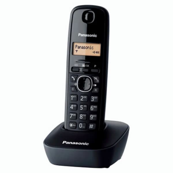 Trådløs telefon Panasonic TG1611BLACK Sort Rav Sort
