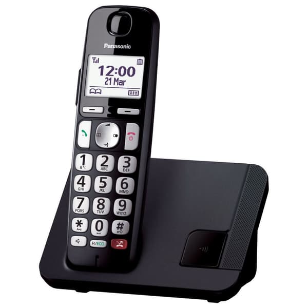 Langaton puhelin Panasonic KX-TGE250SPB musta