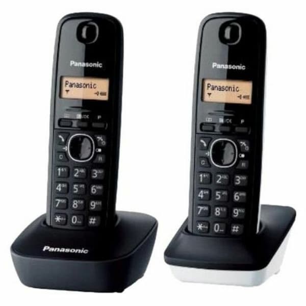 Langaton puhelin Panasonic KX-TG1612 Musta Musta/valkoinen musta