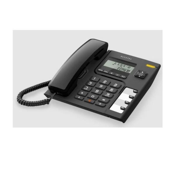 TELEFON, Telefoner, Fasta telefoner, Bordstelefon Alcatel T56 Funktioner Trådlöst Nej Handsfree Ja VoIP-stöd Svart