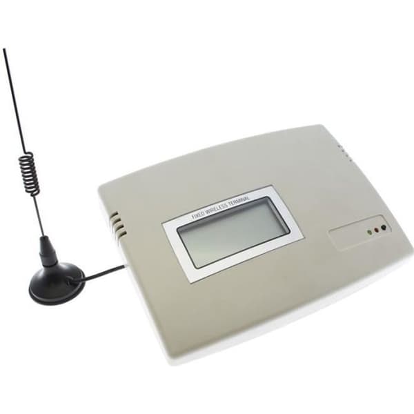 Trådlös fast telefon - Yatek - GSM212 - Grå - Autonomi 4h - LCD-skärm