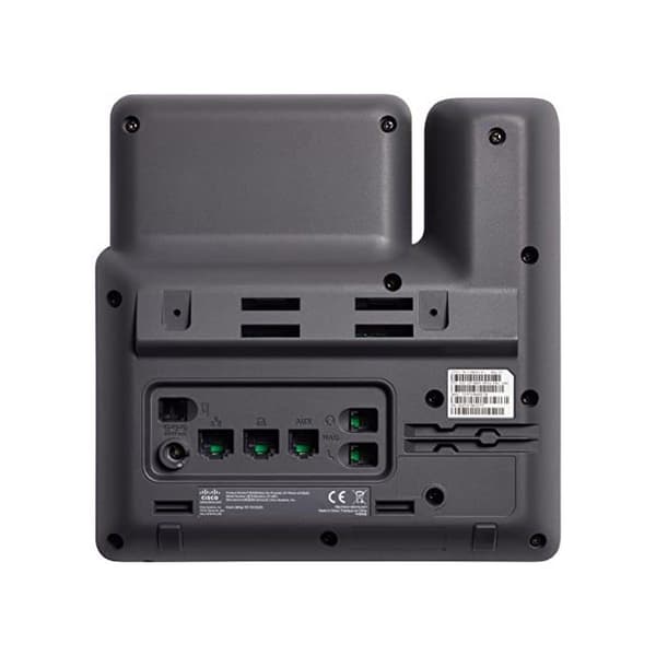 CISCO 6851 VoIP-telefon - Handsfree - LCD-skärm - monokrom - Träkol