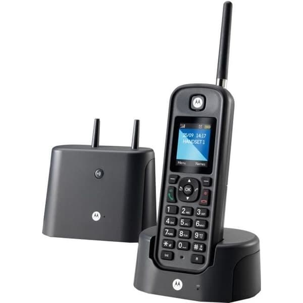 Motorola O201 Trådlös Telefon Utan Telefonsvarare Svart