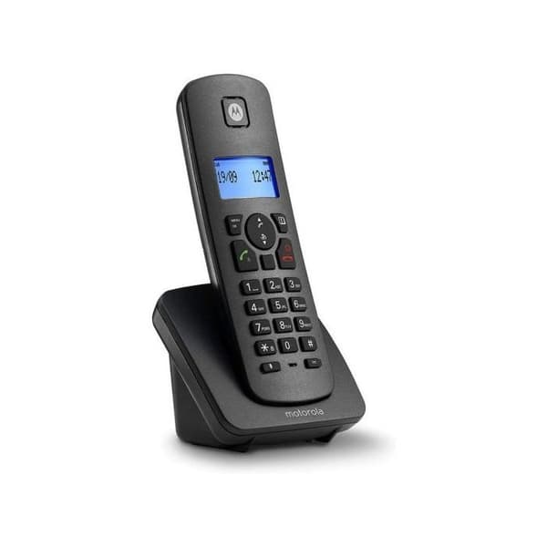 Motorola C4201 Combo DECT fast telefon (2 st) Svart
