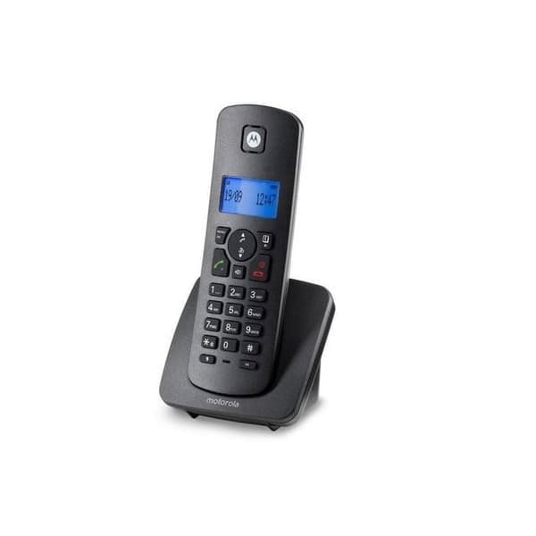 Motorola C4201 Combo DECT fast telefon (2 st) Svart